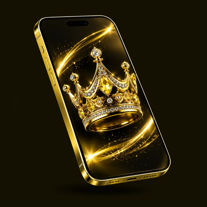 Smartphone with crown — Betzillo