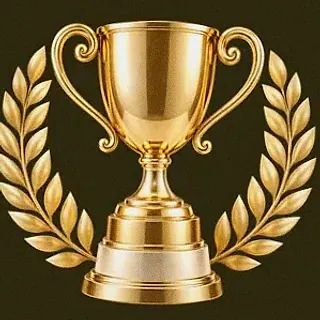 Gold trophy cup — Betzillo