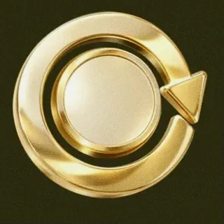 Gold circular arrow — Betzillo