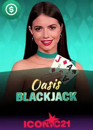 Oasis Blackjack live game cover