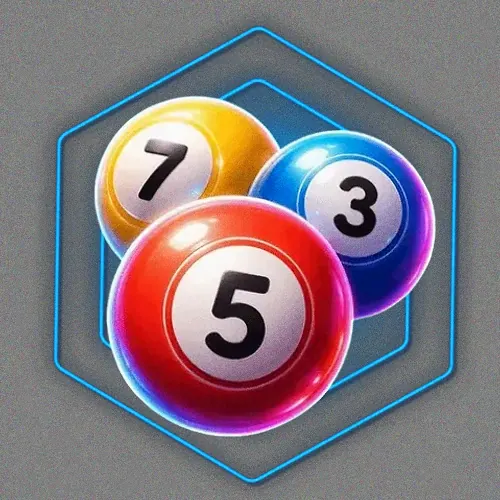 Numbered bingo balls