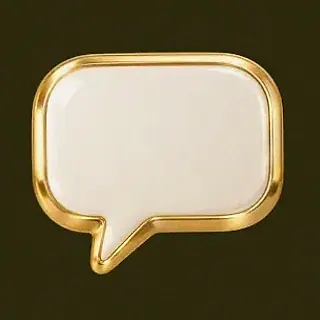 Gold speech bubble — Betzillo